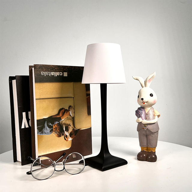 Rechargeable Aluminum Touch Control LED Desk Lamp with Warm White Light