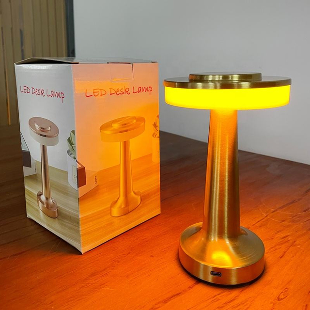 Nordic Modern LED Desk Lamp with USB Charging Color-Changing Light and Touch Sensor Switch