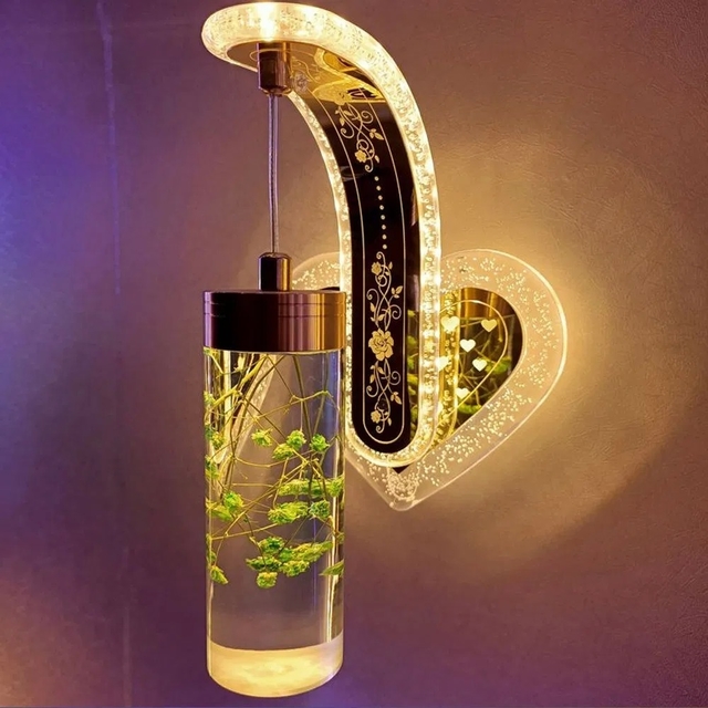 Modern LED Wall Lamp with 3500K Warm White Light and 24*12.5cm Size for Indoor Decorative Lighting